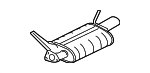 1571A661 - Exhaust: Muffler for Mitsubishi Image