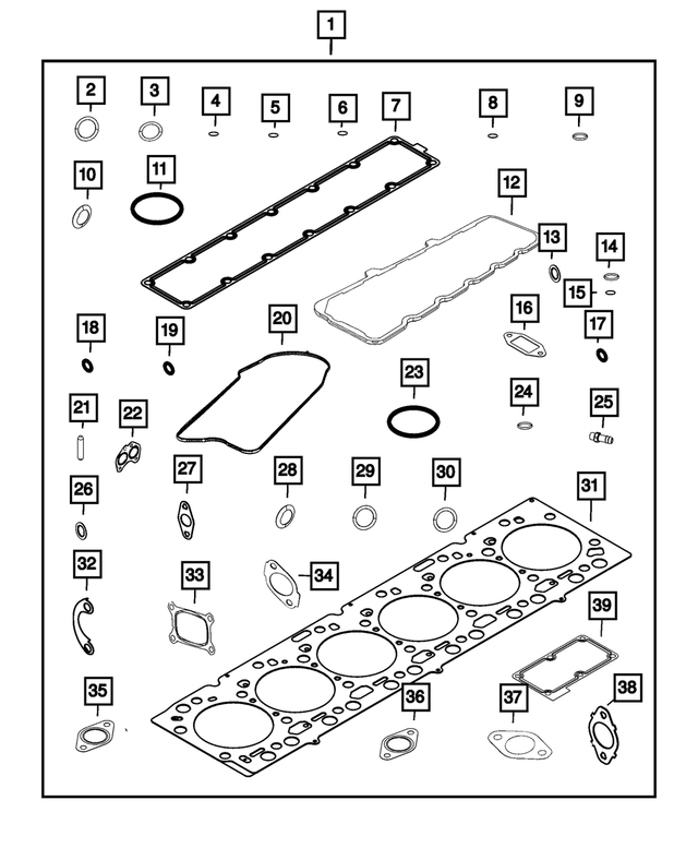 « 68503525AA – Engine : Moteur Trs Joint pour Mopar Image »