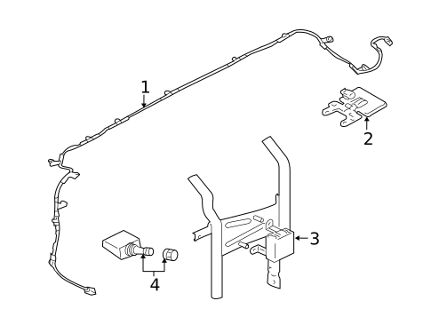 Tire Pressure Monitor Components for 2004 Mitsubishi Endeavor #0