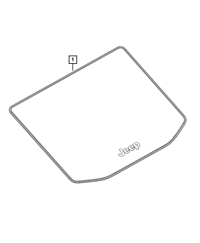 5SE95LC5AA - Interior Trim: Cargo Mat for Mopar Image image