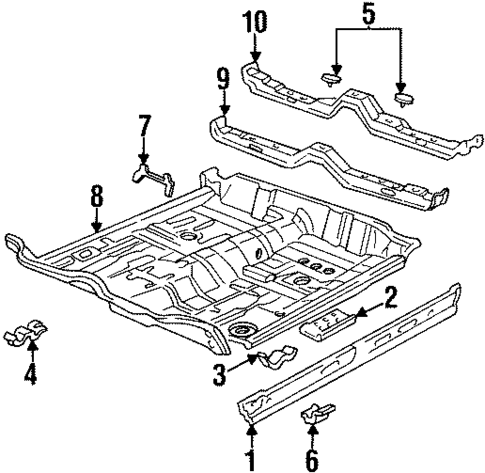 Rocker for 1997 Cadillac DeVille #0