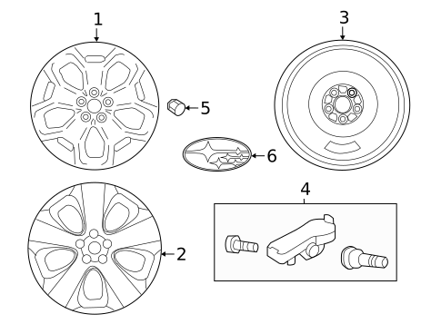 Wheels & Trim for 2015 Subaru XV Crosstrek #0