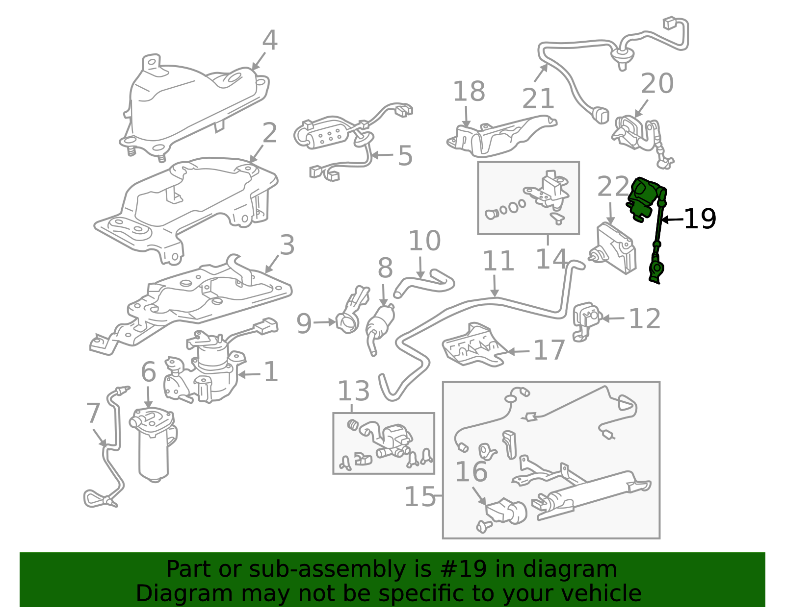 Height Sensor Lexuse 2004-2009 Lexus Height Sensor 89406-48020 | OEM Parts Online