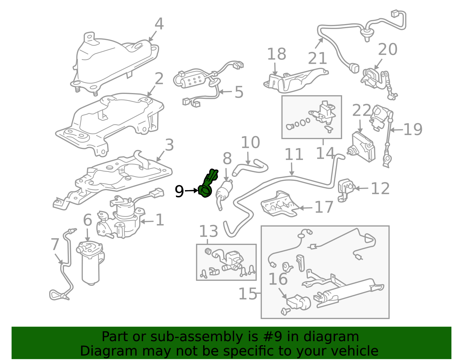 1995-2009 Lexus Air Suspension Compressor Filter Clamp 90949-01988 ...