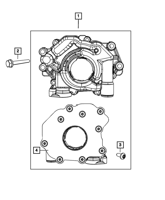 6101233 - Engine: Hex Head Bolt And Coned Washer, Mounting for Mopar Image