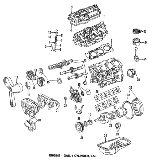 Engine for 1989 Toyota Camry #0