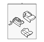 88300ZT50B - Body: Cushion Assembly for Nissan: Sentra Image