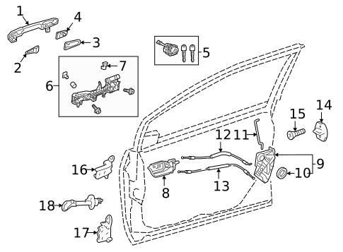 Front Door for 2022 Toyota Prius AWD-e #0