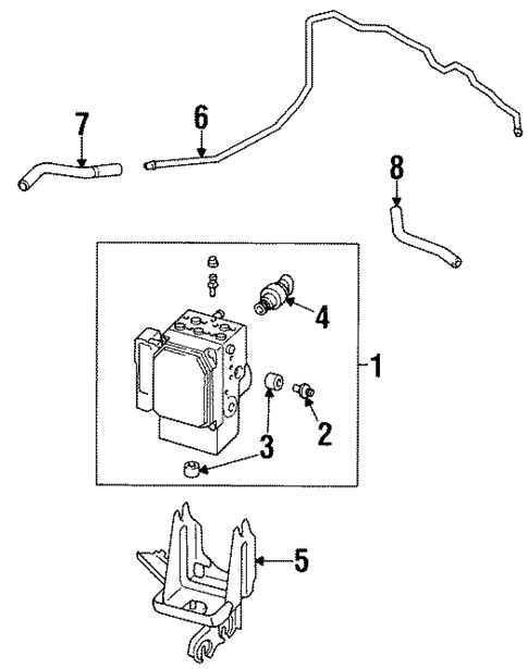 Traction Control Components for 1998 Lexus LS400 #0