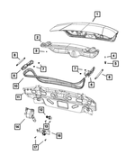 1SW04VXLAB - Body Sheet Metal Except Doors: Decklid Carpet for Mopar Image