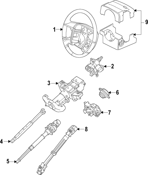 Steering Column for 2015 Ford Expedition #0