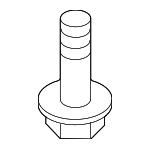 MS452357 - Body: Bumper Cover Screw for Mitsubishi Image