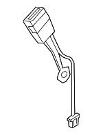 8S8857755DYLZ - Electrical: Buckle for Audi: TT Quattro, TT RS Quattro, TTS Quattro Image