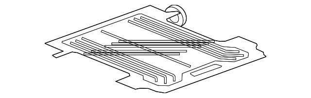 2019-2026 Chevrolet Bed Mat, Bow-Tie Logo 84050998 GM | GMPartsDirect.com