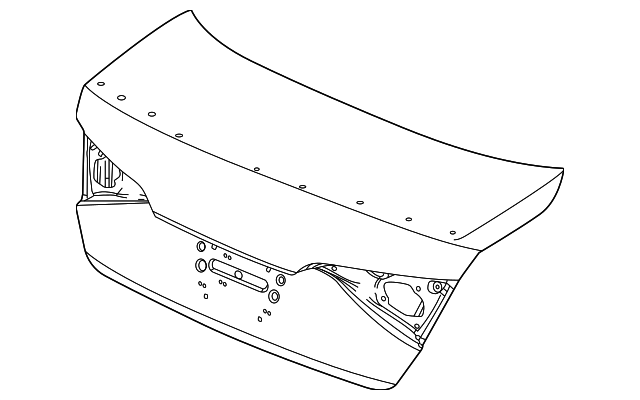 OEM 2022-2025 Honda Civic Trunk Lid 68500-T20-A00ZZ | Honda