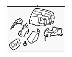 91036FL05B - Body: Mirror Assembly for Subaru: Impreza Image