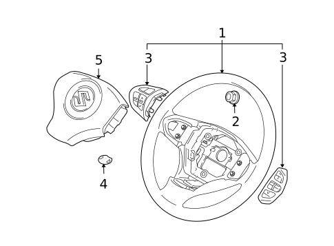 Steering Wheel for 2010 Suzuki Grand Vitara #0