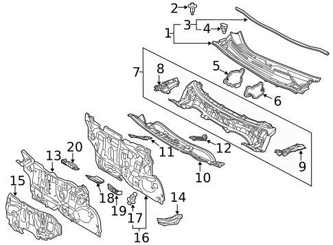 Cowl for 2016 Lexus CT200h #0
