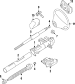 1244607716 - Steering: Jacket for Mercedes-Benz Image