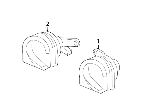 Horn for 2006 Acura TSX #0