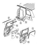 55394028AF - : Water Shield, Right for Mopar Image