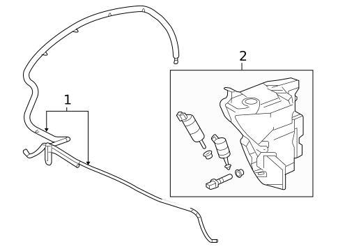 Washer Components for 2009 Jaguar XK #0