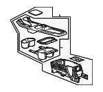 22922333 - : Urban Front Floor Console Retainer for Chevrolet: Volt Image