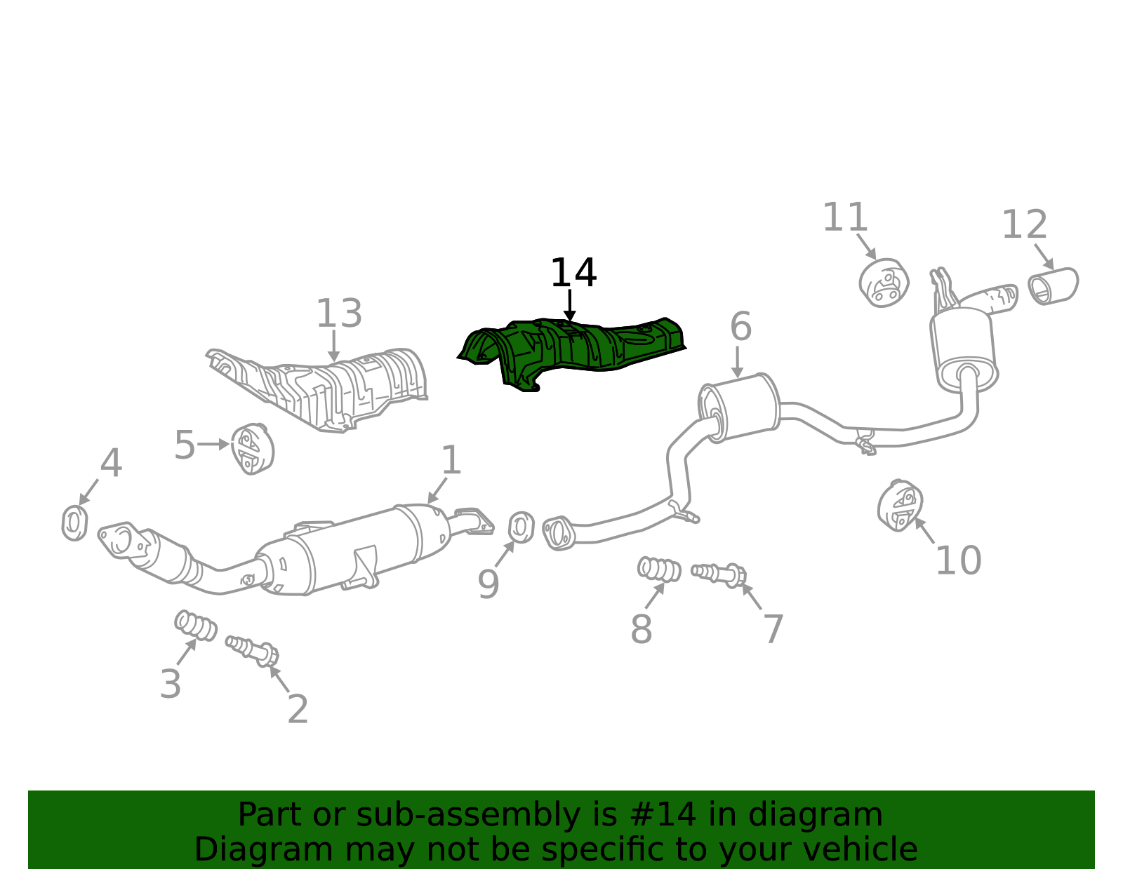 58153-12181 - Heat Shield - 2008-2018 Toyota | Nucar Toyota Parts