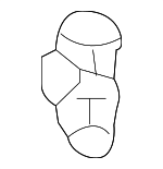 1H0823500B - : Hood Bumper for Volkswagen: Passat, Touareg Image