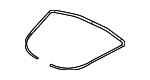 7L6823707C - Body: Weatherstrip for Volkswagen Image