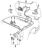 3526879 - Body: Actuator for Cadillac: Allante Image