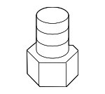 10103036 - Body: Stopper for Buick: Lucerne, Reatta, Regal | Cadillac: DeVille, Eldorado, Seville | Chevrolet: Camaro, Corvette, Lumina, Monte Carlo Image