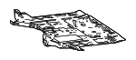9066160052 - Body: Front Floor Pan for MB Vans Image