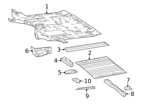 Floor for 2010 Mercedes-Benz Sprinter 3500 #0