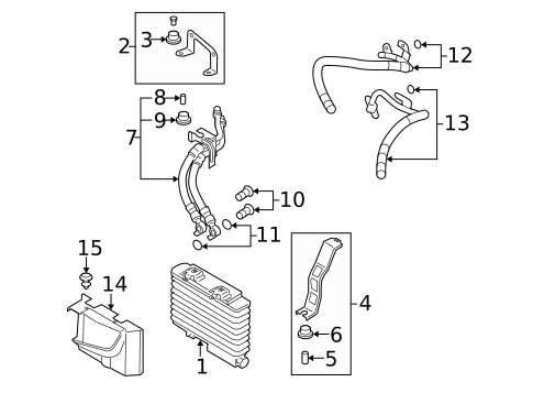 Oil Cooler for 2011 Mazda RX-8 #1
