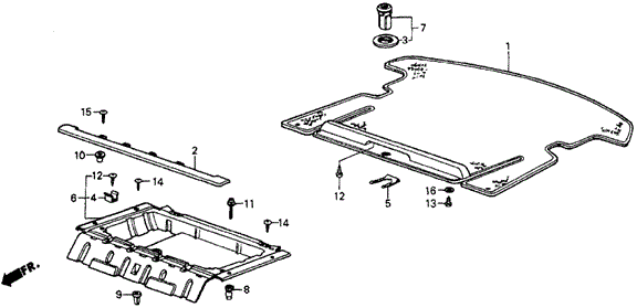 Personal Trunk for 1986 Honda Civic #0
