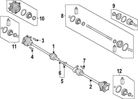 Drive Axles for 2023 Hyundai Ioniq 6 #0