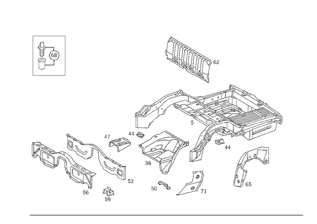 1296100861 - Substructure: Floor for Mercedes-Benz Image image