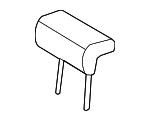 897000W550J4K - Body: Headrest for Hyundai: Santa Fe Image