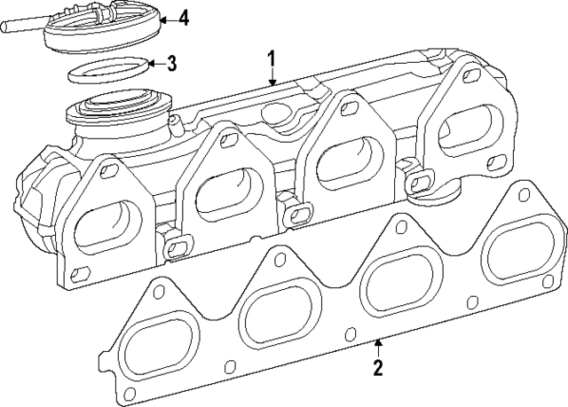 6541408602 - : Exhaust Manifold for Mercedes-Benz Image