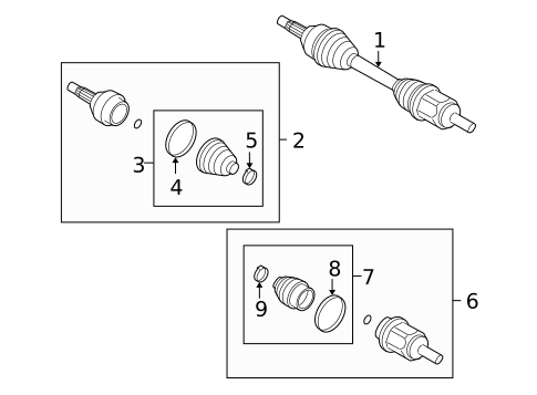 CV Boots & Related Components for 2008 Saturn Astra #0