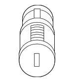 8679170 - Body: Lock Cylinder for Volvo: C30, C70, S40, S60, S60 Cross Country, S80, V50, V60, V60 Cross Country, V70, XC60, XC70 Image