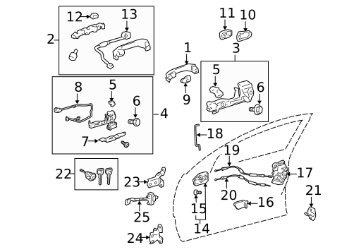 Front Door for 2011 Toyota Avalon #1