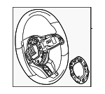 46046023D16 - Body: Steering Wheel for Mercedes-Benz Image