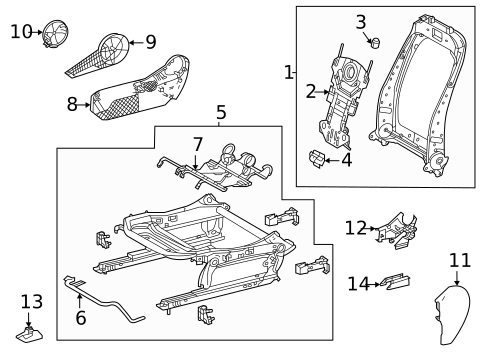 Lumbar Control Seats for 2023 Toyota Highlander #0