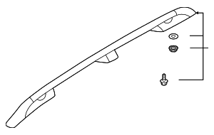 91151XC00A - Body: Roof Rack for Subaru: Ascent Image