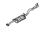 15105769 - Exhaust: Muffler W/Tailpipe for GM Image
