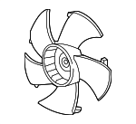19020RB0004 - Cooling System: Fan Blade for Honda: CR-Z, Fit, Insight Image