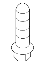 90181T2AA01 - Electrical: Bracket Bolt for Honda Image