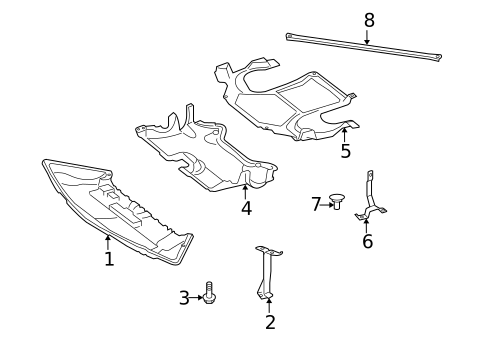 Splash Shields for 2016 Mercedes-Benz E63 AMG S #1